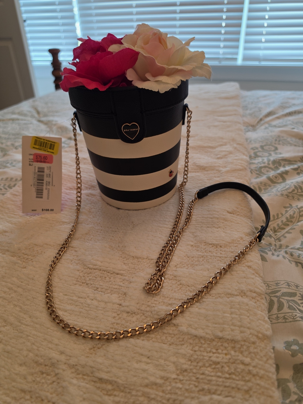 Vintage Betsey Johnson Flower Pot Bag